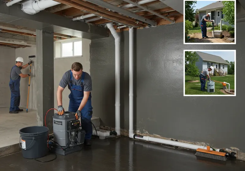 Basement Waterproofing and Flood Prevention process in Myrtle Grove, NC